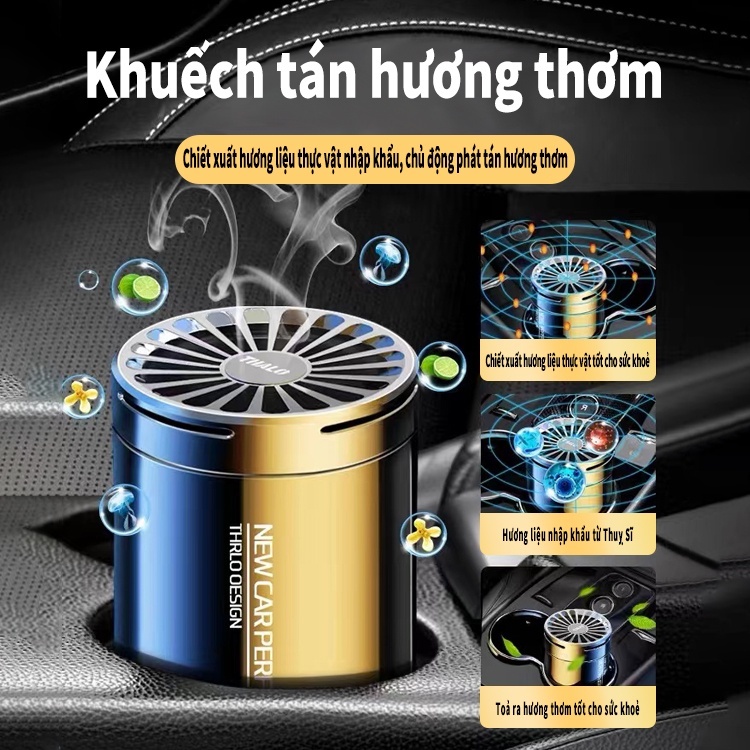 Nước hoa ô tô khử mùi kháng khuẩn , Sáp thơm ô tô tinh dầu để xe hơi NH02
