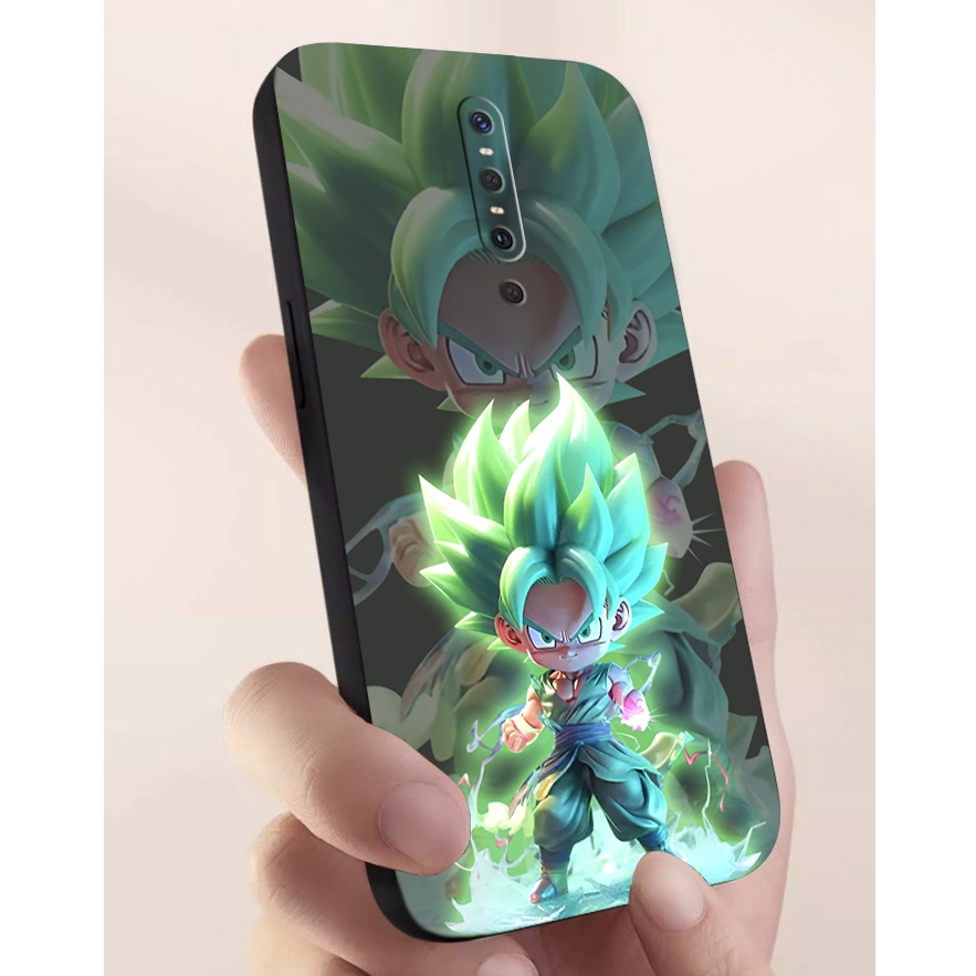 Ốp lưng Xiaomi Redmi K30, K30 5G cạnh viền vuông, có bảo vệ camera in hình ONE PIECE, GOKU