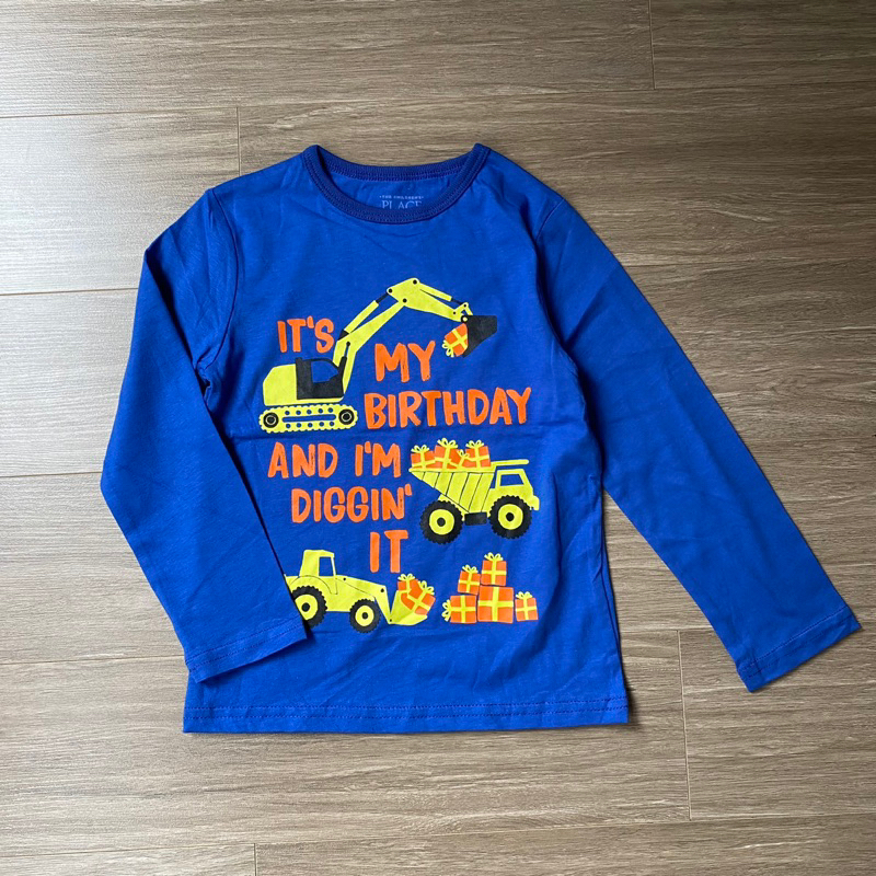 Áo dài tay cotton bé trai xuất xịn P.la.ce 1-16y