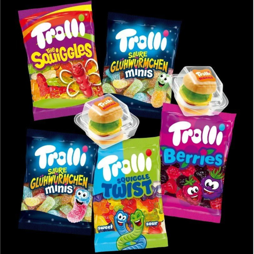 🍔🐛 Kẹo dẻo Trolli The Original Hits 200g - Đức 🇩🇪🇩🇪