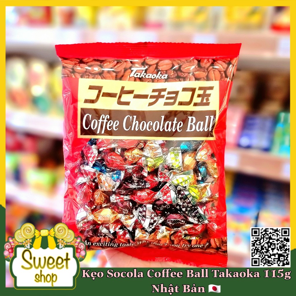 ☕🍫 Kẹo Socola Coffee Ball Takaoka 115g - Nhật Bản 🇯🇵🇯🇵