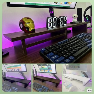  ĐẾ KÊ MÀN HÌNH GỖ MDF 80X20 TRẮNG ĐEN NÂU TIỆN DỤNG 