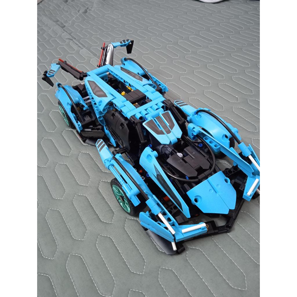 Mô hình lắp ráp technic siêu xe cực chất Lamborghini V12 Blue GT Concept  tỉ lệ mô hình 1:14 1148 PCS