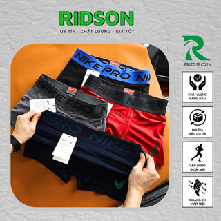 Boxer xuất dư, Quần Lót nam cotton cao cấp co giãn 4 chiều. Boxer Ni.ke P.ro ( B_NK012)