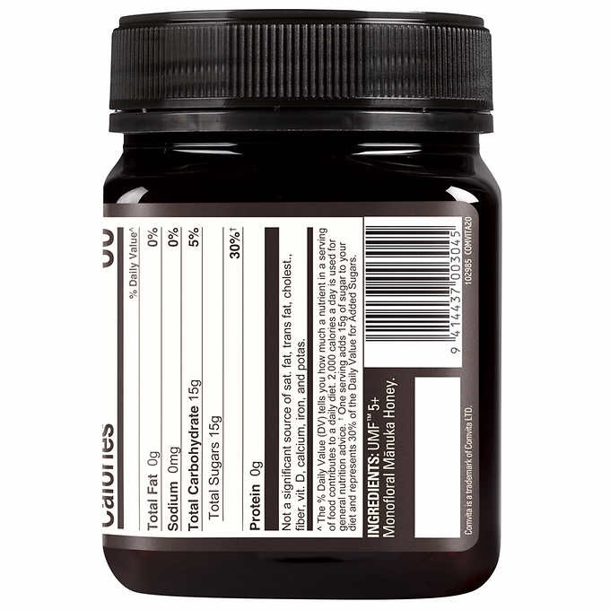 Mật ong Manuka Comvita Certified UMF 5+  Raw Manuka Honey 1kg