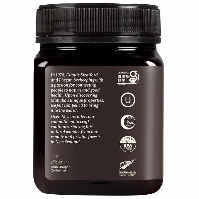 Mật ong Manuka Comvita Certified UMF 5+  Raw Manuka Honey 1kg