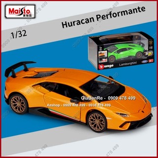 Xe Mô Hình Kim Loại Lambo Huracan Performance Tỉ Lệ 1:32 - Bburago - Hộp Mica - 9751.4
