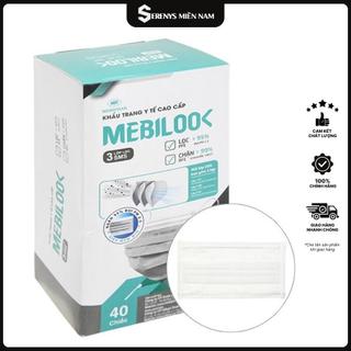 Khẩu trang y tế Mebilook 3 lớp chống nắng ngăn ngừa khói bụi - Hàng chính hãng
