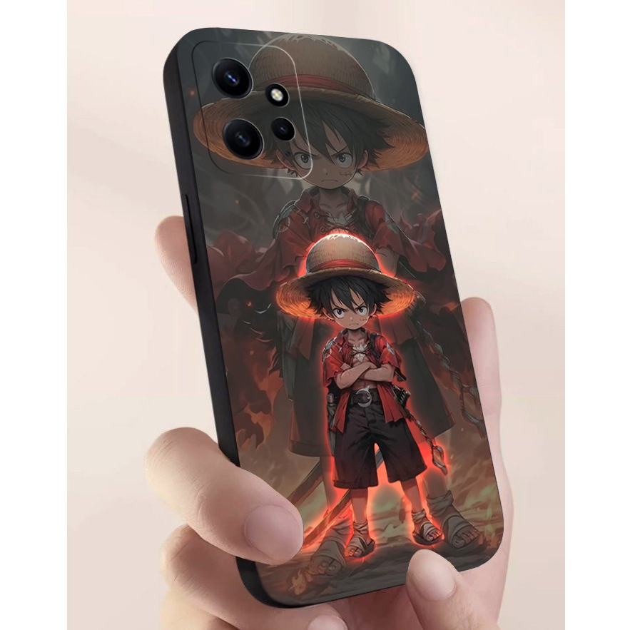 Ốp lưng Xiaomi Redmi Note 12 4G, Note 12 5G, Note 12S, Redmi 12 4G cạnh viền vuông, có bảo vệ camera in hình ONE PIECE