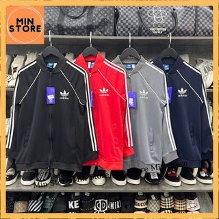 Áo Khoác Das Nam Nữ Vải Nỉ Da Cá Thêu Logo Cỏ Ba Lá Phối 3 Sọc Trắng Viền Tay . Áo Nắng Dành Cho Các Boy Phố Đi Chơi