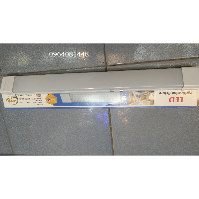SIÊU SÁNG ĐÈN LED BÁN NGUYỆT ĐẦU VUÔNG 30W DÀI 60CM, 60W DÀI 1M2,, NHỰA CAO CẤP , CHIP LED 2835 , ÁNH SÁNG TRẮNG