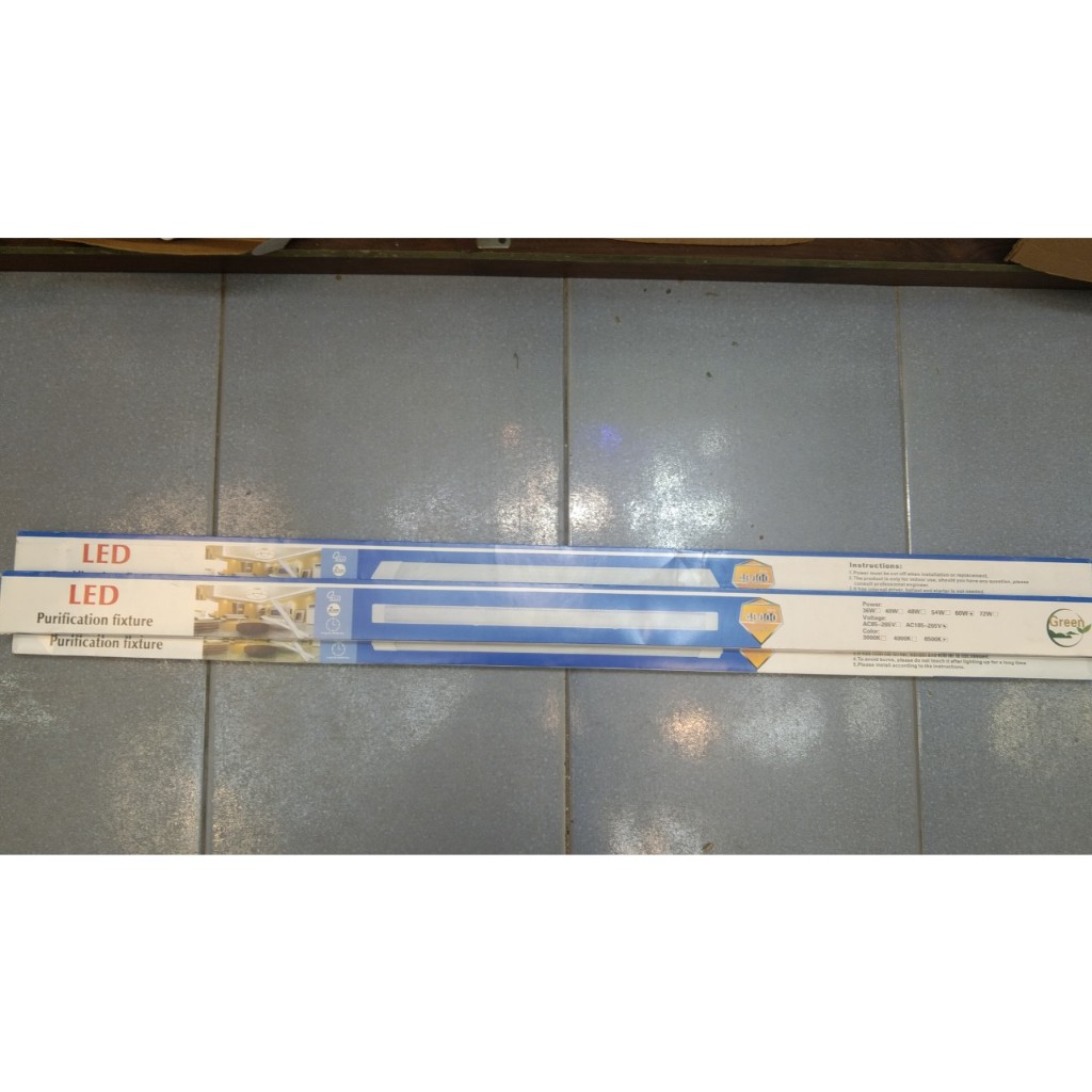 SIÊU SÁNG ĐÈN LED BÁN NGUYỆT ĐẦU VUÔNG 30W DÀI 60CM, 60W DÀI 1M2,, NHỰA CAO CẤP , CHIP LED 2835 , ÁNH SÁNG TRẮNG