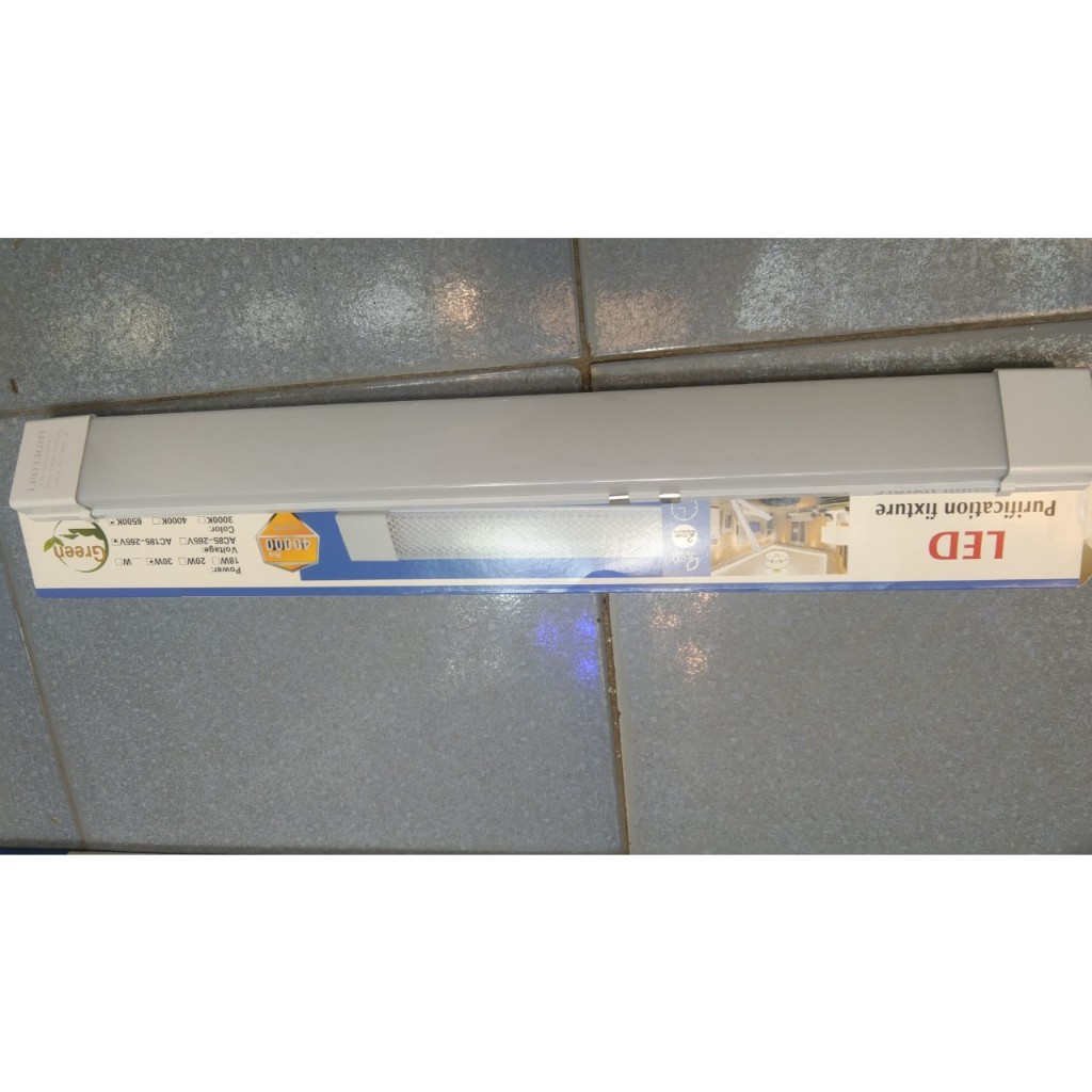 SIÊU SÁNG ĐÈN LED BÁN NGUYỆT ĐẦU VUÔNG 30W DÀI 60CM, 60W DÀI 1M2,, NHỰA CAO CẤP , CHIP LED 2835 , ÁNH SÁNG TRẮNG