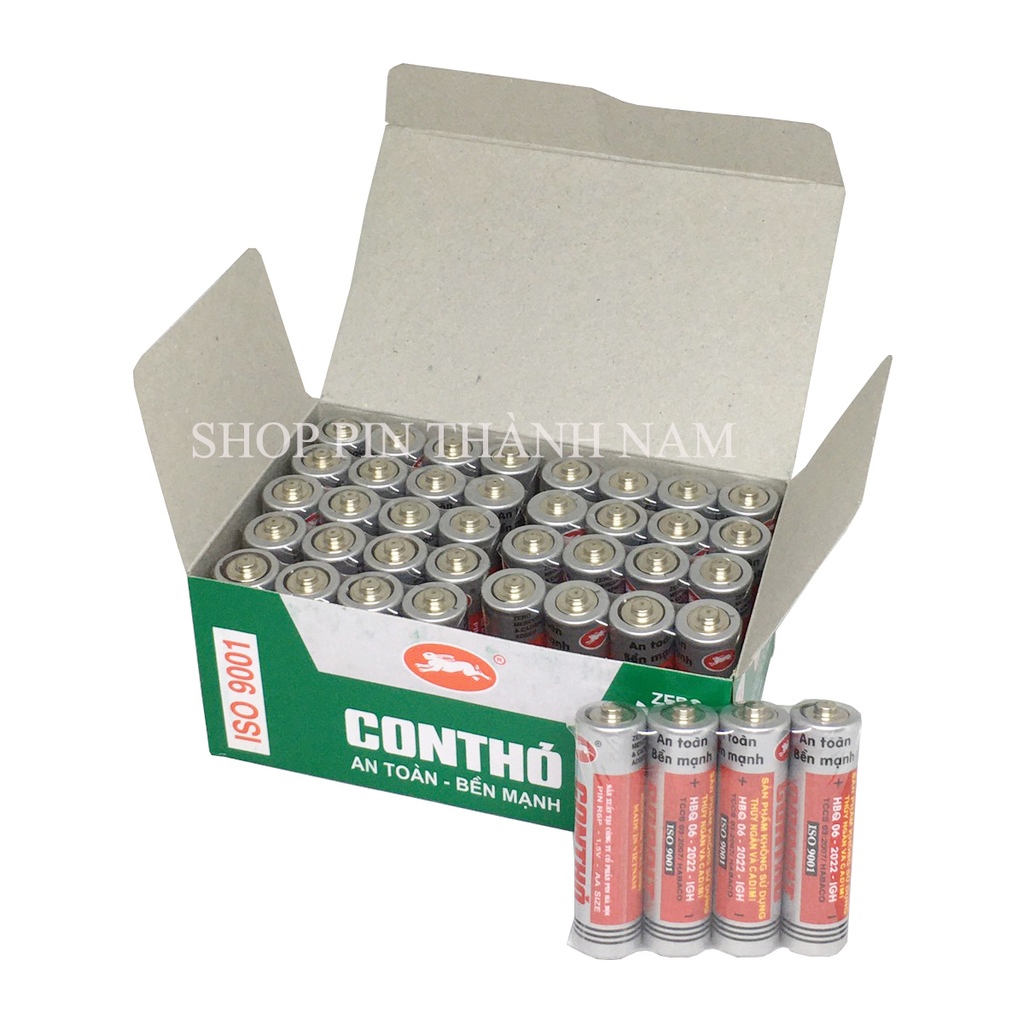 Giá Sỉ -  Hộp 40 Viên Pin Con Thỏ Siêu Rẻ - Pin AA , Pin AAA Chính Hãng