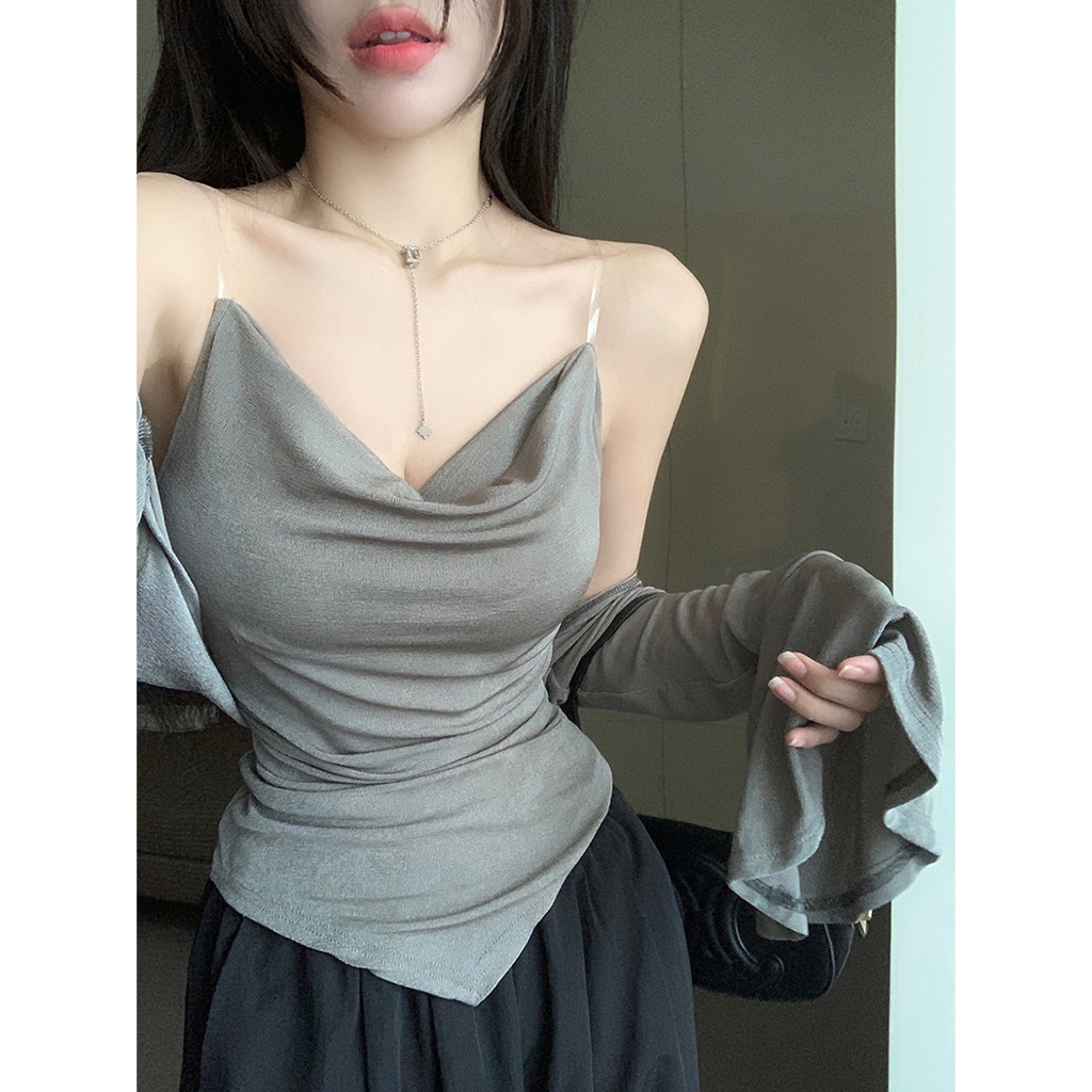 Set áo hai chi tiết tỉ tỉ trung