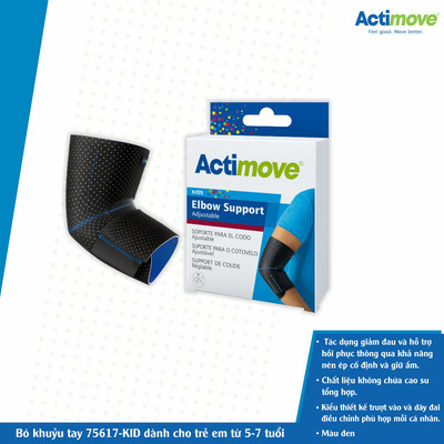 Bó khuỷu tay 75617-KID dành cho trẻ em từ 5-7 tuổi Actimove Elbow Support