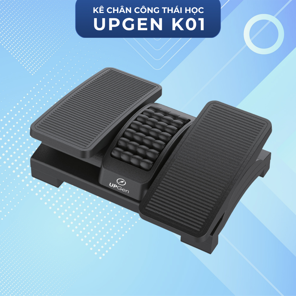 Kê chân công thái học kèm massage Upgen K01 - Hàng chính hãng