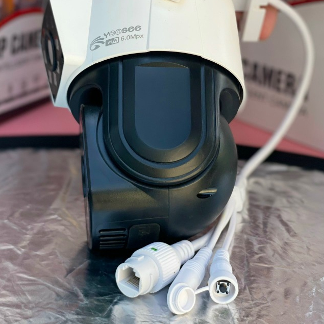 Camera Yoosee ngoài trời Q22S CAO CẤP- 6.0MPX siêu nét, chống nước, 2 MẮT XEM 2 MÀN HÌNH cùng lúc