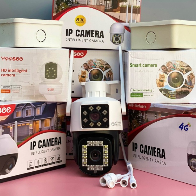Camera Yoosee ngoài trời Q22S CAO CẤP- 6.0MPX siêu nét, chống nước, 2 MẮT XEM 2 MÀN HÌNH cùng lúc