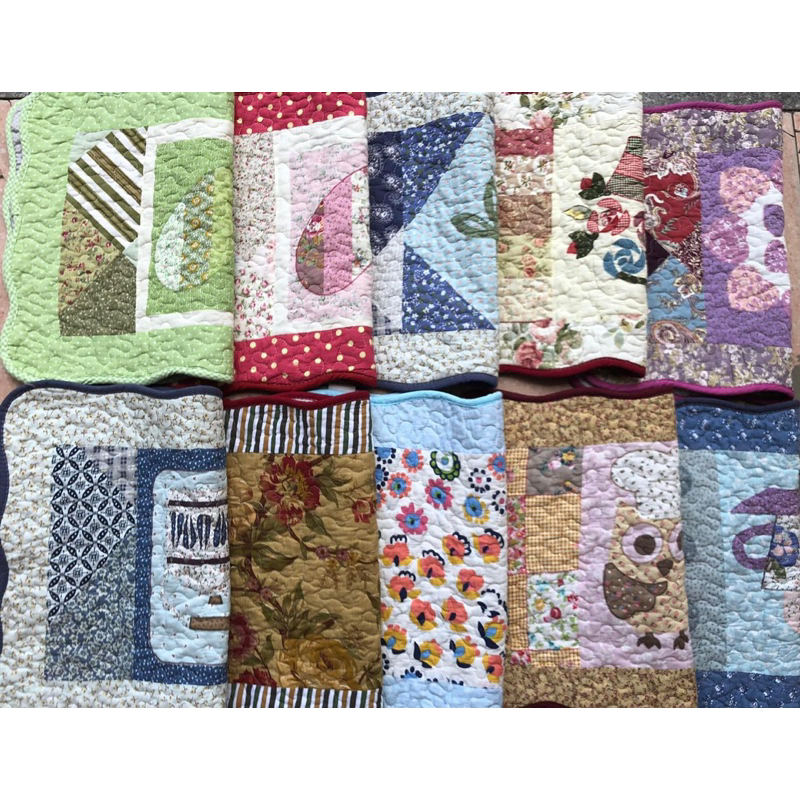 Thảm vải trần bông hoạ tiết vintage chống trơn trượt, giặt được máy giặt