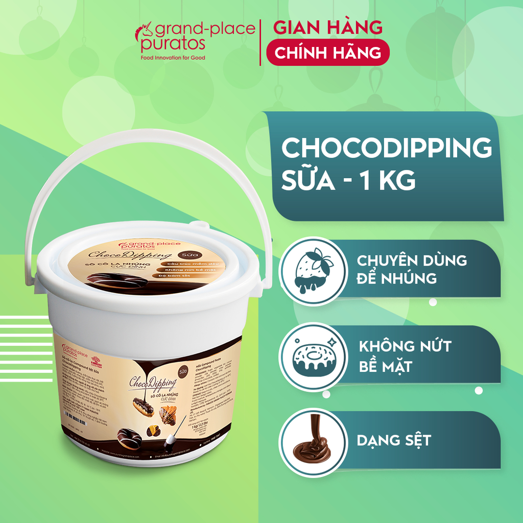 Socola ChocoDipping Sữa Puratos Grand-Place VN -1kg _4023269