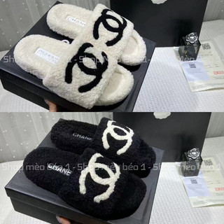 Dép lông cn quai logo ngang fullbox