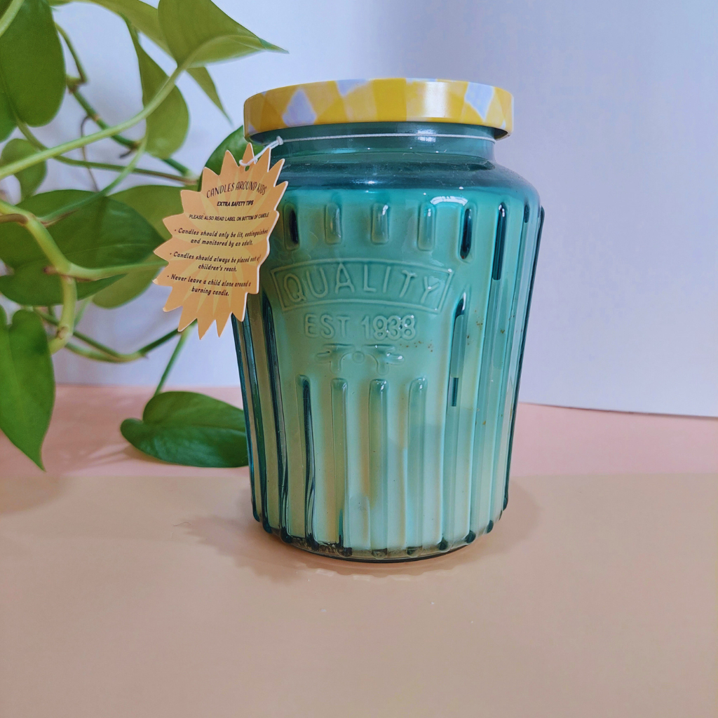 Nến Thơm Cao Cấp, Hương Thơm Vani Sữa Ngọt Ngào, Trọng Lượng 16oz, Thời Gian Đốt 100 Giờ