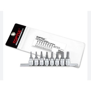 Bộ vít sao 3/8"" 8 món toptul gaag0804