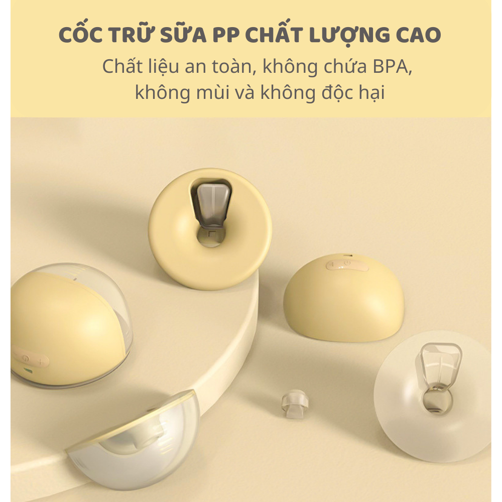 Máy hút sữa Real Bubee,9 chế độ hút, massage kích sữa,điều chỉnh tăng giảm áp lực - Momby Shop