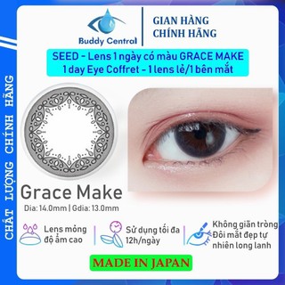 Lens seed 1 ngày màu grace make full dãy độ từ 0 đến -12 độ - buddy central