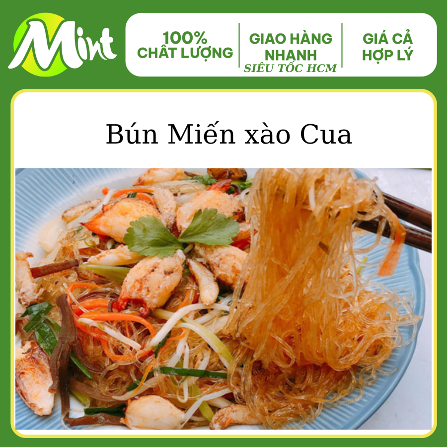 Miến / Bún tàu khô đậu xanh Tháp Đôi . Dùng để xào chay/mặn, ăn lẩu, nấu canh,...Shop Mint Mint.