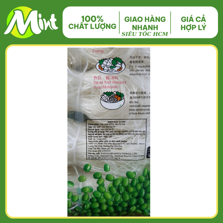 Miến / Bún tàu khô đậu xanh Tháp Đôi . Dùng để xào chay/mặn, ăn lẩu, nấu canh,...Shop Mint Mint.