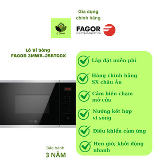 Lò vi sóng có nướng FAGOR 3MWB-25BTCGX