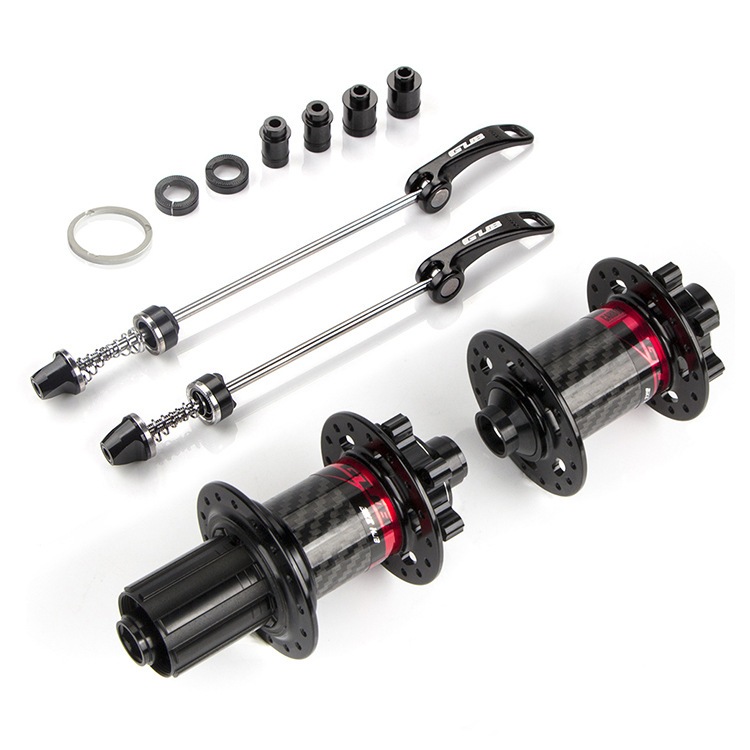 Đùm Mayo Xe đạp GUB 1451 trục Carbon 32H cối HG siêu trớn, cối nổ tương thích QR Axle Thru