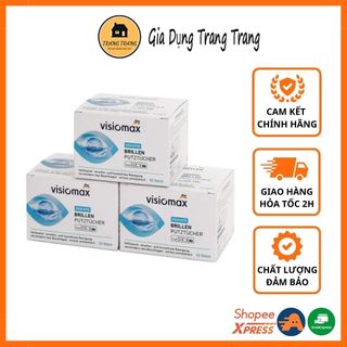 Khăn giấy lau kính Visiomax hộp 52 tờ