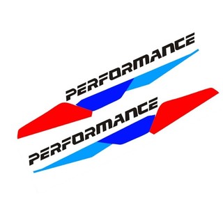 Bộ 2 tem dán sườn, cửa xe ô tô Performance