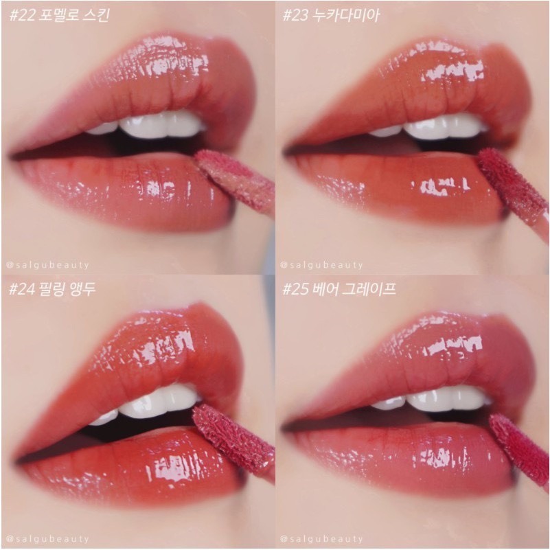 Son Tint bóng cho môi căng mọng Hàn Quốc Romand Juicy Lasting Tint Ripe Fruit 5.5g