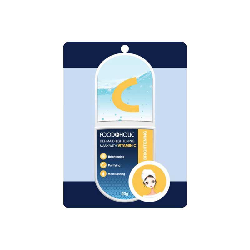 Mặt Nạ Tinh Chất Vitamin C Dưỡng Trắng, Mờ Thâm Foodaholic Vitamin C 23g
