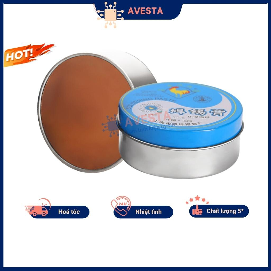 Mỡ hàn thiếc con gà trống 100g chính hãng Avesta