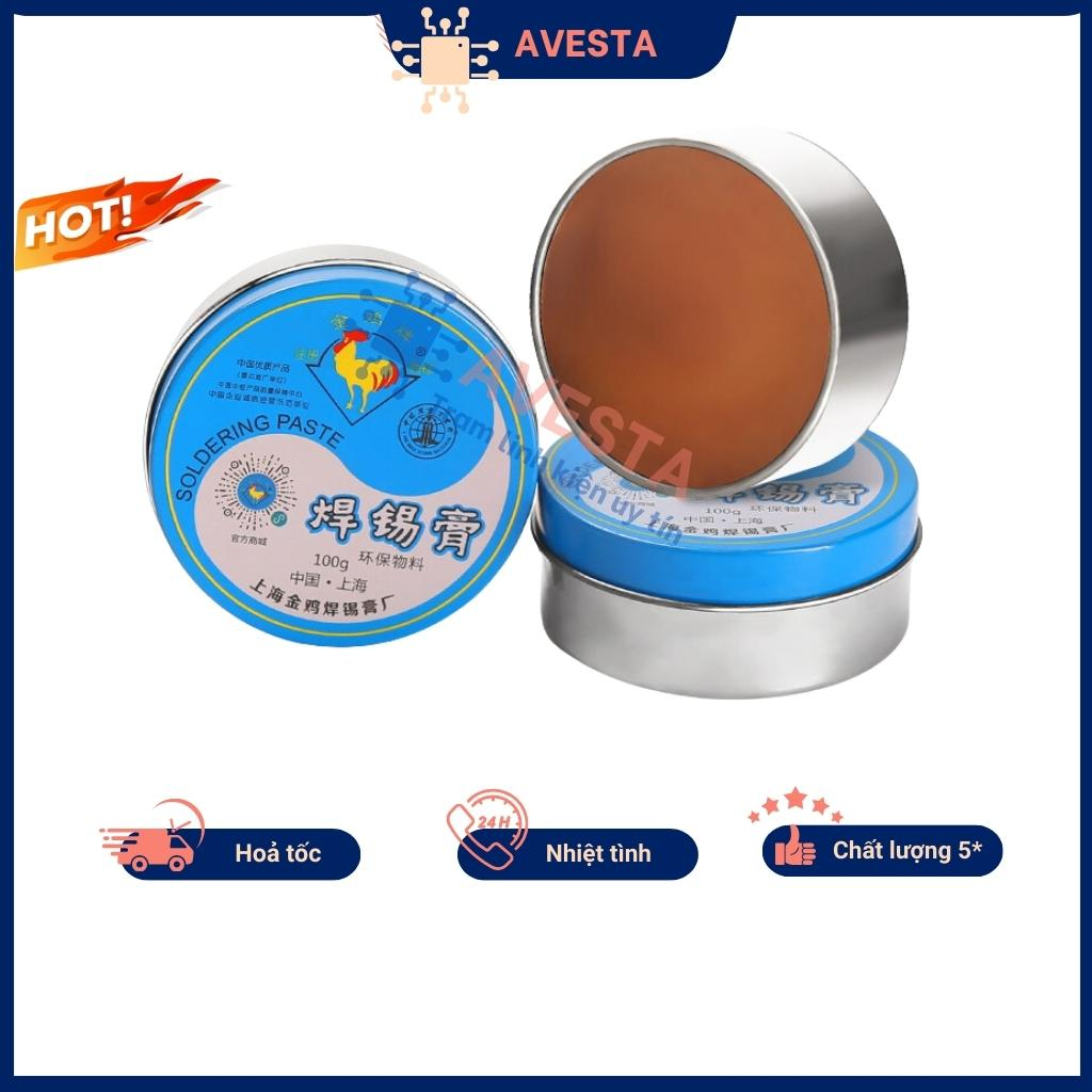 Mỡ hàn thiếc con gà trống 100g chính hãng Avesta
