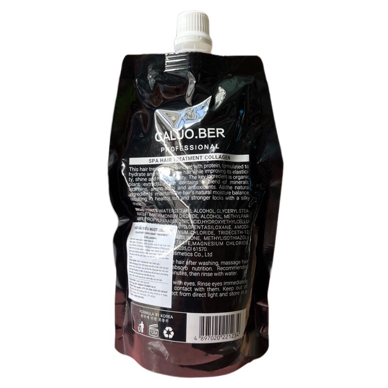NEW 2023]  DẦU HẤP Ủ TÓC CALOU.BER SPA HAIR TREATMENT COLLAGEN SIÊU MƯỢT - THƠM LÂU- GIỮ NẾP