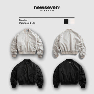 Áo Khoác Bomber Gió Phom Boxy NEWSEVEN Hexa Pockets Bomber AK.257