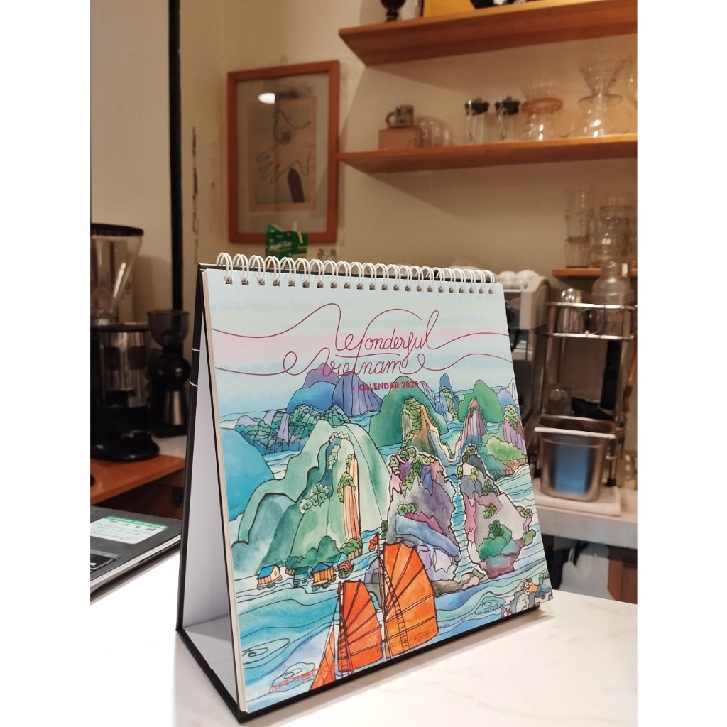 Sách - Calendar 2024 Wonderful Vietnam
