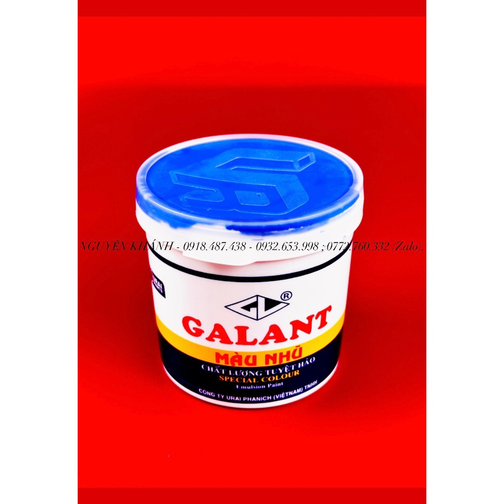 Màu Nhũ Galant dùng pha với sơn nước lon 225ml