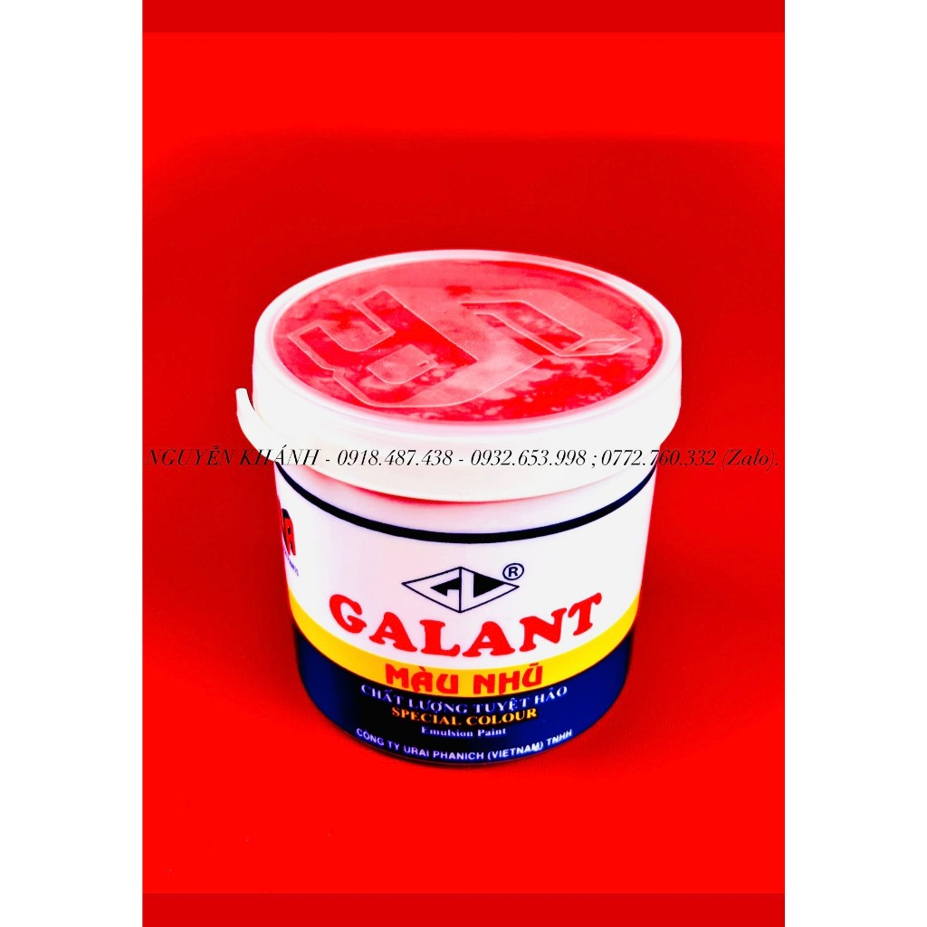 Màu Nhũ Galant dùng pha với sơn nước lon 225ml