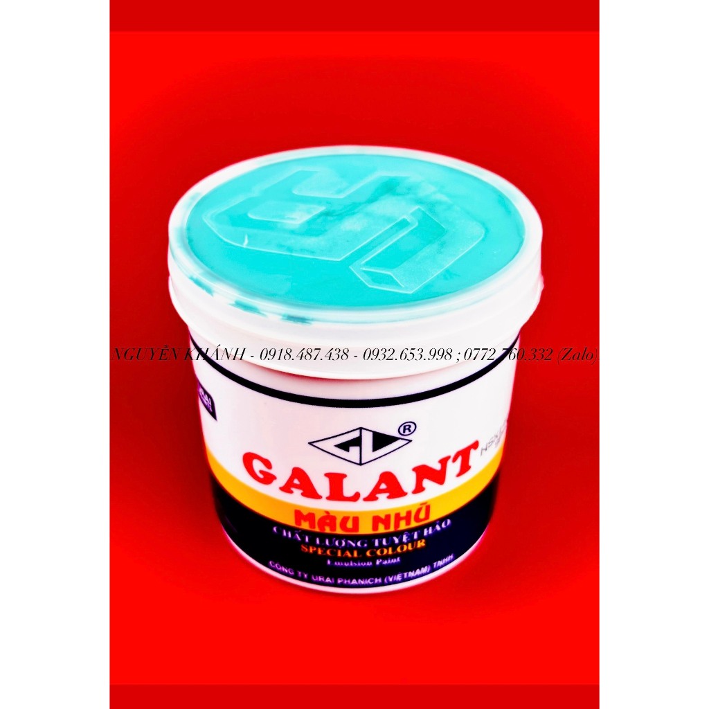Màu Nhũ Galant dùng pha với sơn nước lon 225ml