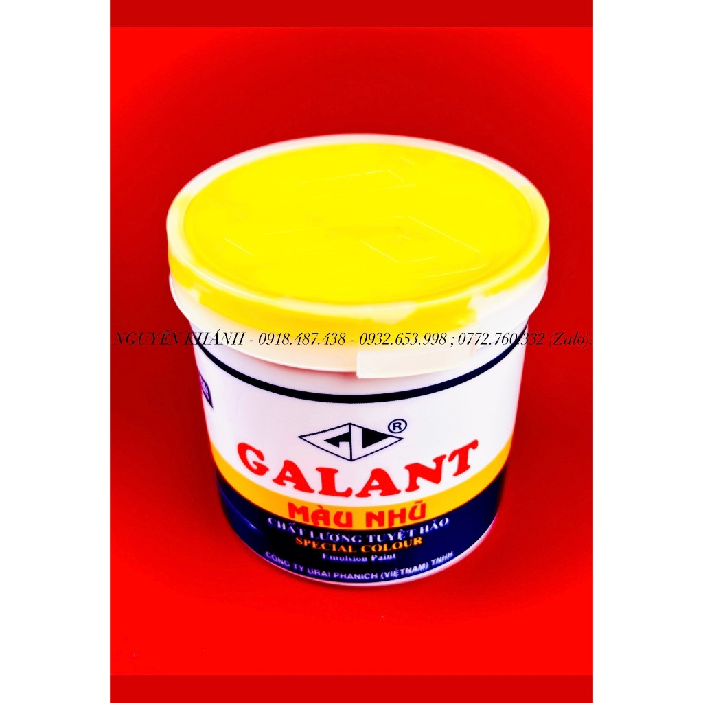 Màu Nhũ Galant dùng pha với sơn nước lon 225ml