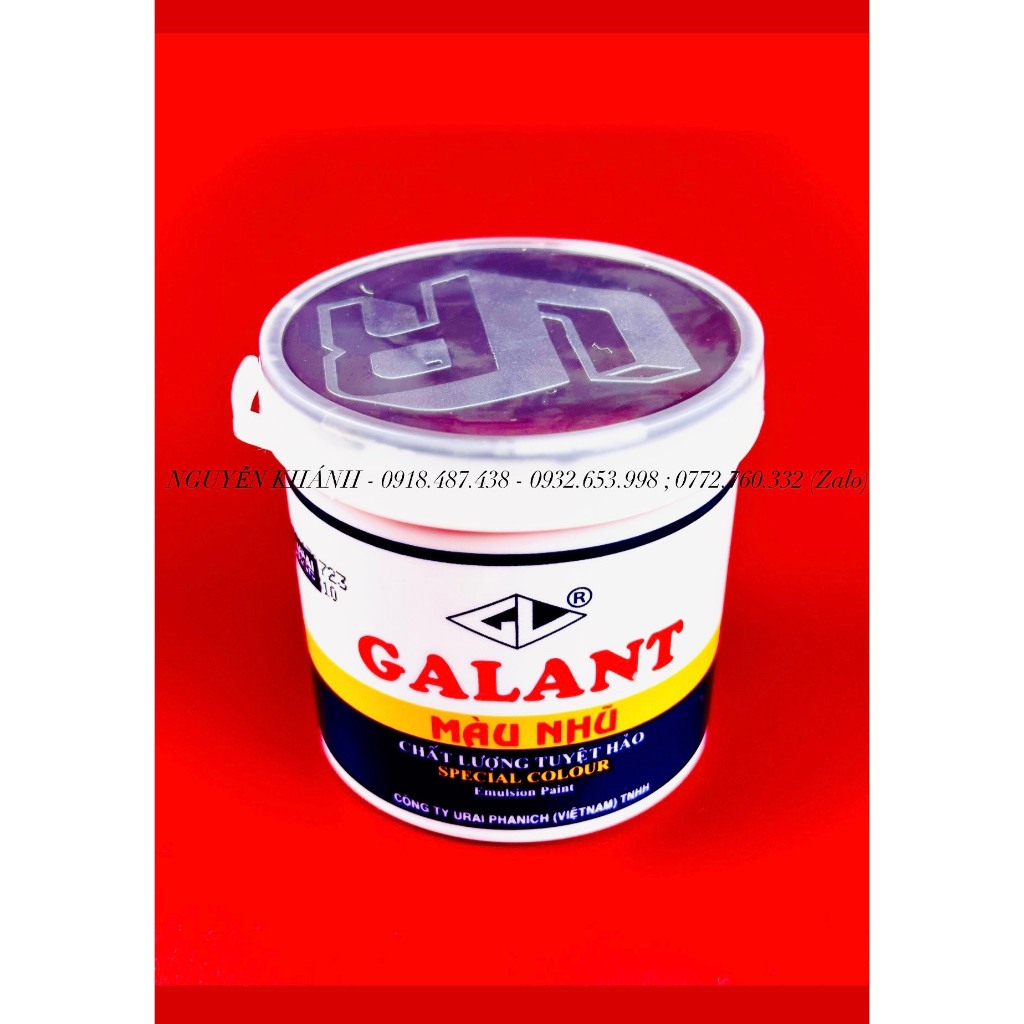 Màu Nhũ Galant dùng pha với sơn nước lon 225ml