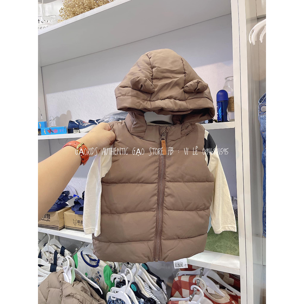 Áo phao gile phao Hm Auth bé trai bé gái