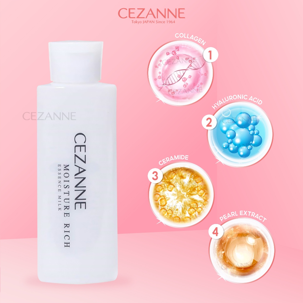 Sữa dưỡng ẩm Cezanne Moisture Rich Essence Milk Nhật Bản 160ml